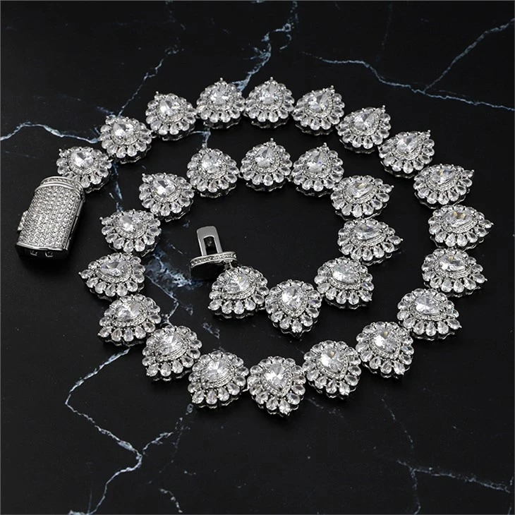zircon cuban link chain 2 zircon cuban link chain 2