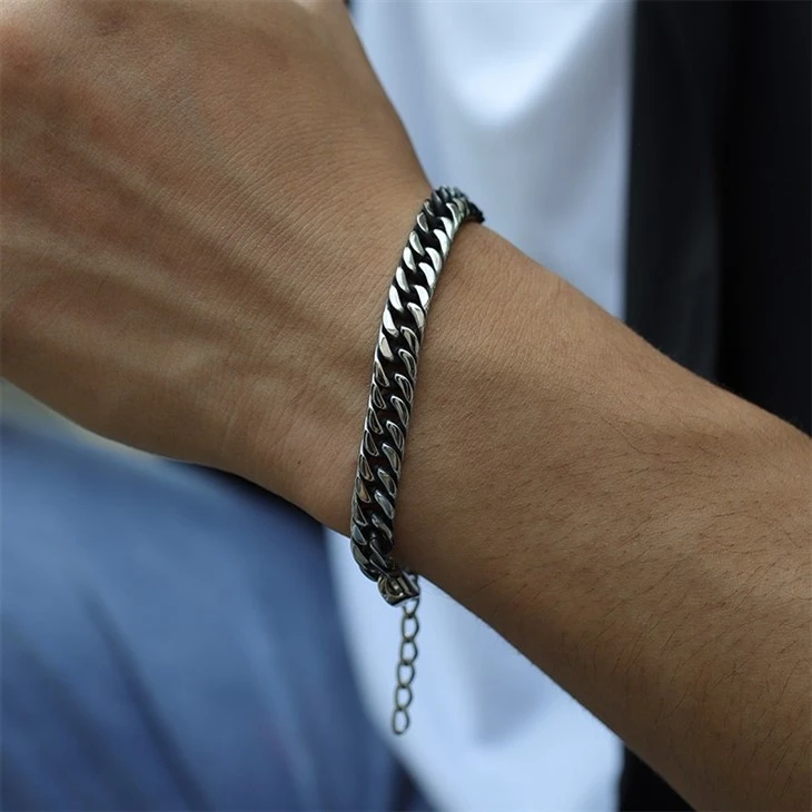 316L Stainless Steel Polished Cuban Chain Bracelet – Wholesale & Customizable price 316L Stainless Steel Polished Cuban Chain Bracelet – Wholesale & Customizable price